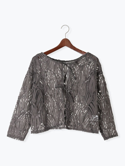 Te chichi TERRASSE「前後2WAYチュールジャカードブラウス」|シャツ・ブラウス|