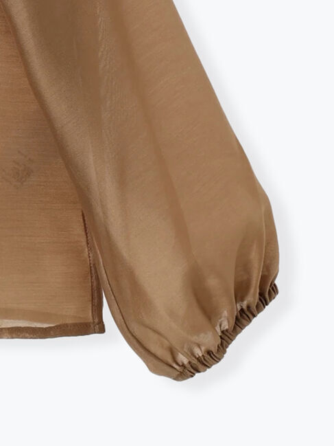 Lugnoncure「セーラーカラーシアーシャツ《2025summer catalog item》」|シャツ・ブラウス|