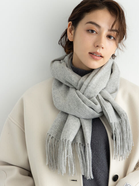 Te chichi「ウールプレーンストール」|その他|Ｓグレー