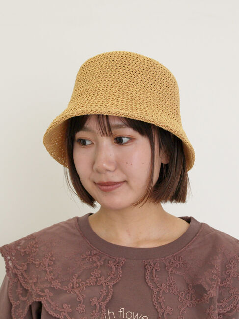 Samansa Mos2「【消臭効果】サーモダウンハット」|その他|キャメル