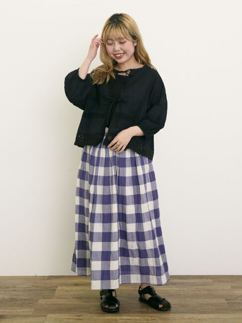 Samansa Mos2「パッチワークレースブラウス」|シャツ・ブラウス|