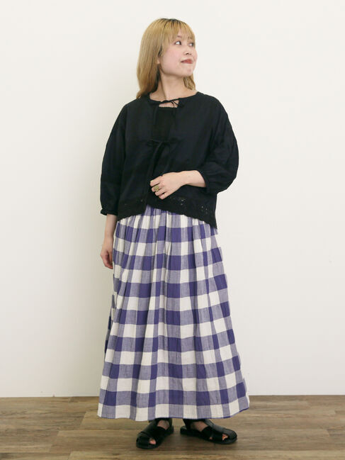 Samansa Mos2「パッチワークレースブラウス」|シャツ・ブラウス|