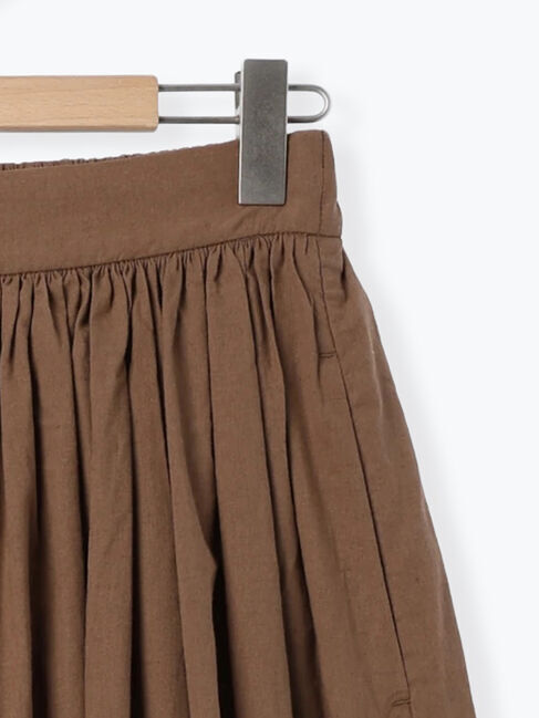 Samansa Mos2「【ゆべし&times;Samansa Mos2】裾フリルギャザースカート」|スカート|
