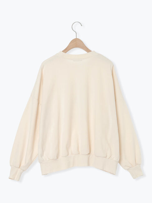 Samansa Mos2「プリントゆるスウェット」|Tシャツ・カットソー|