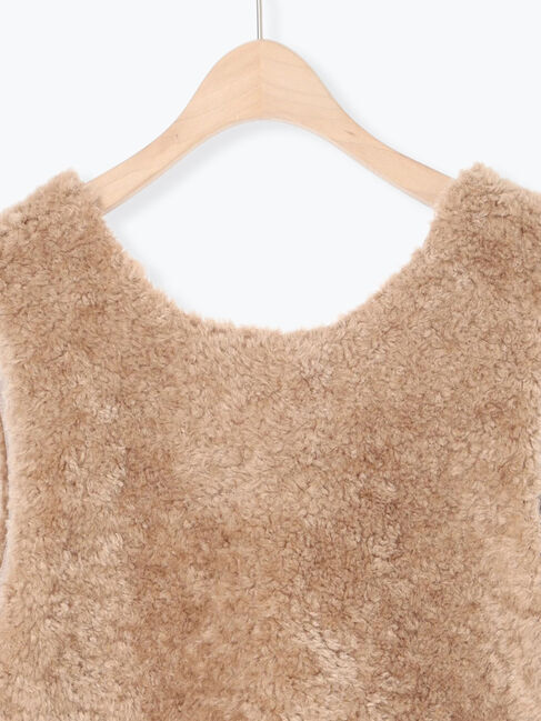 Samansa Mos2「前後2WAYボアベスト」|ダウンベスト・ベスト|