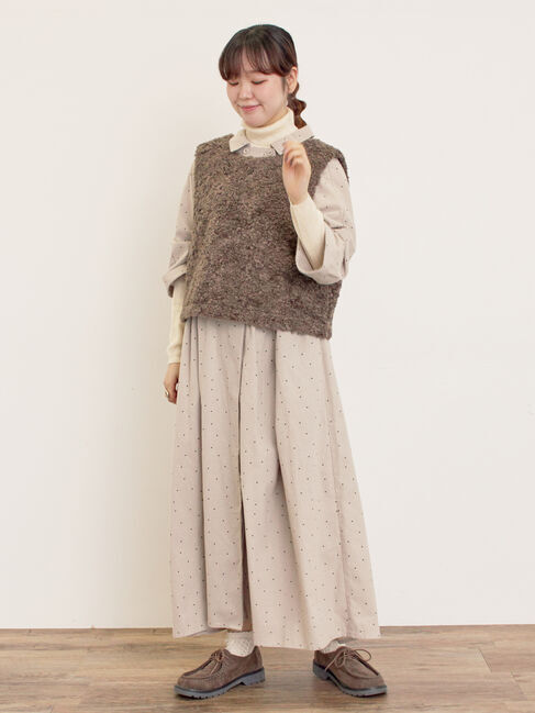 Samansa Mos2「【S/Mサイズ】ドルマンスリーブギャザーワンピース」|ワンピース|