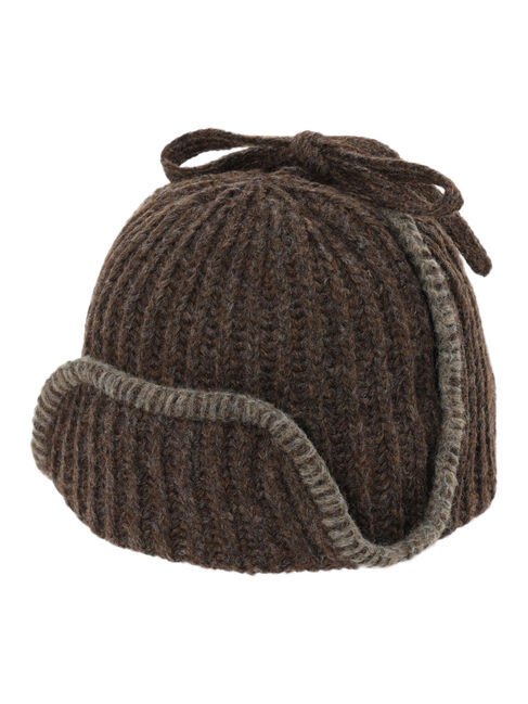 Samansa Mos2「配色ステッチニットフライトキャップ」|その他|