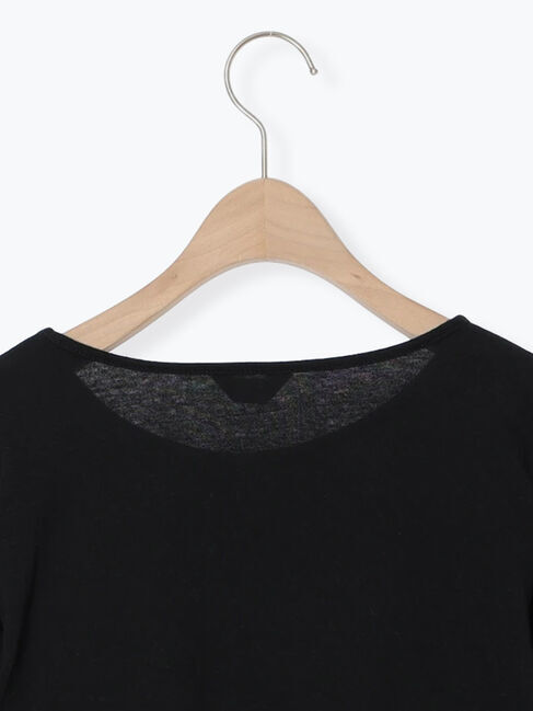 Samansa Mos2「裾スカラップレースインナー」|Tシャツ・カットソー|