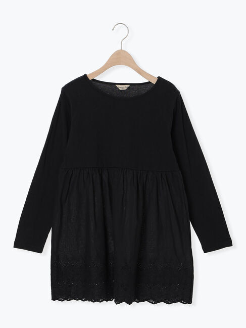 Samansa Mos2「裾スカラップレースインナー」|Tシャツ・カットソー|