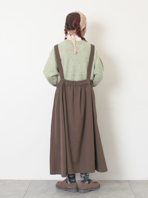 Samansa Mos2「ロゴ刺繍プルオーバーニット」|ニット・セーター|