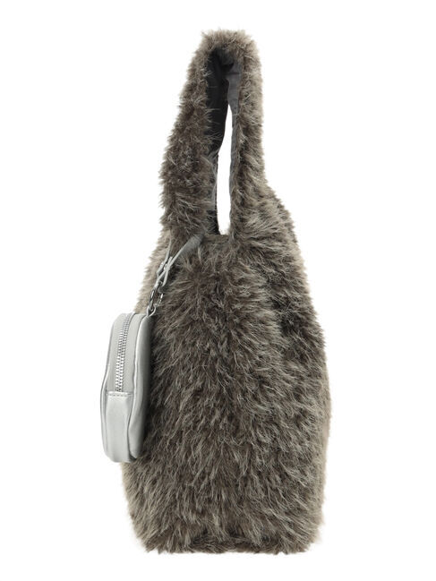 Samansa Mos2 blue「フェイクファーマルシェバッグ」|その他|