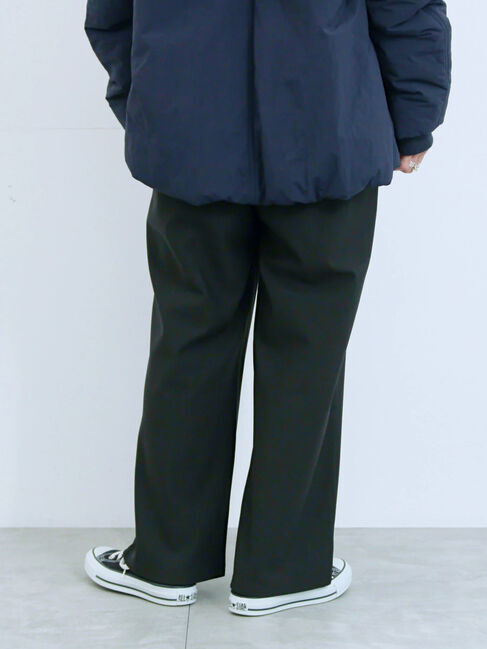 Samansa Mos2 blue「カットジョーゼット裏ボンディングパンツ」|その他|