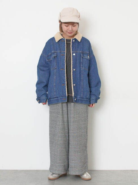 Samansa Mos2「デニムボアジャケット」|その他|