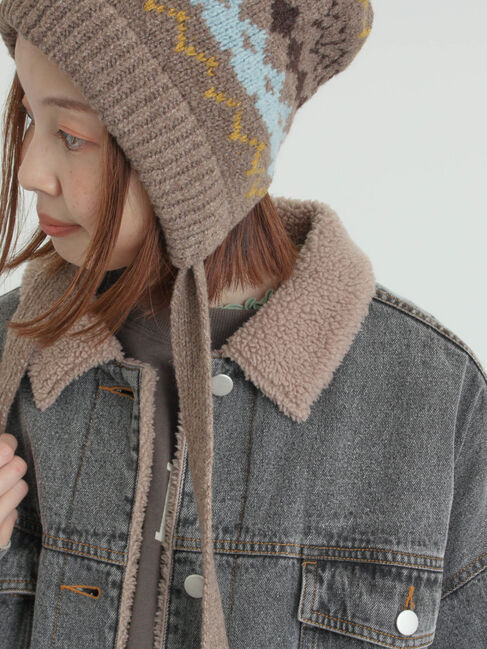 Samansa Mos2「デニムボアジャケット」|その他|