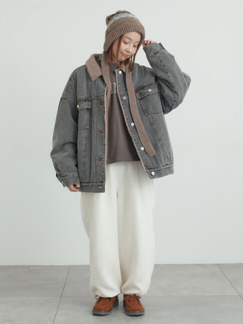 Samansa Mos2「デニムボアジャケット」|その他|