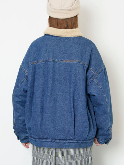 Samansa Mos2「デニムボアジャケット」|その他|
