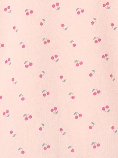 Samansa Mos2 Lagom「チェリー柄肩フリルトレーナー」|Tシャツ・カットソー|