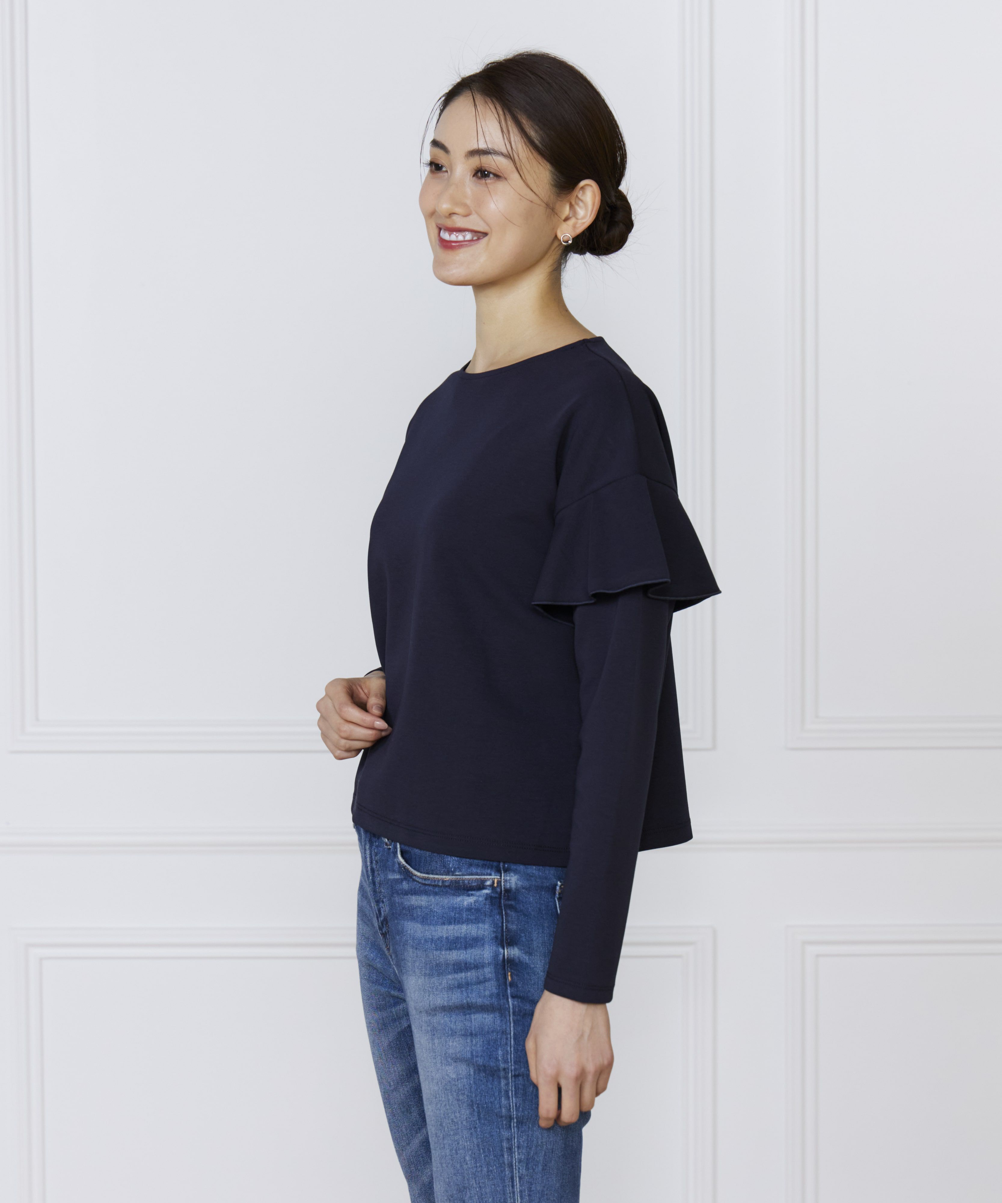 7-IDconcept.「肩フレアプルオーバー」|シャツ・ブラウス|