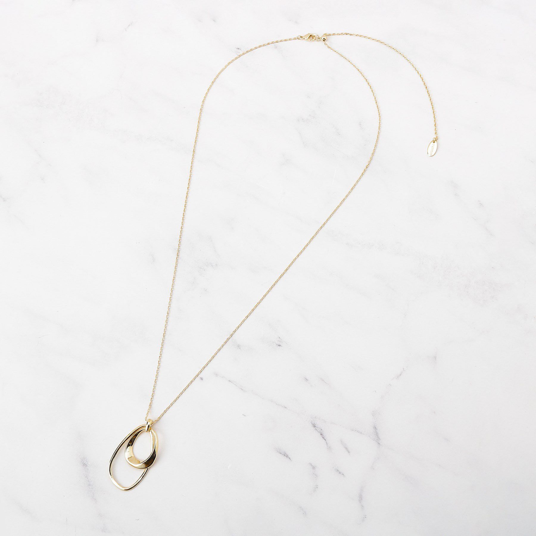 UNTITLED「【追加】ライトダブルリングネックレス」|ネックレス|