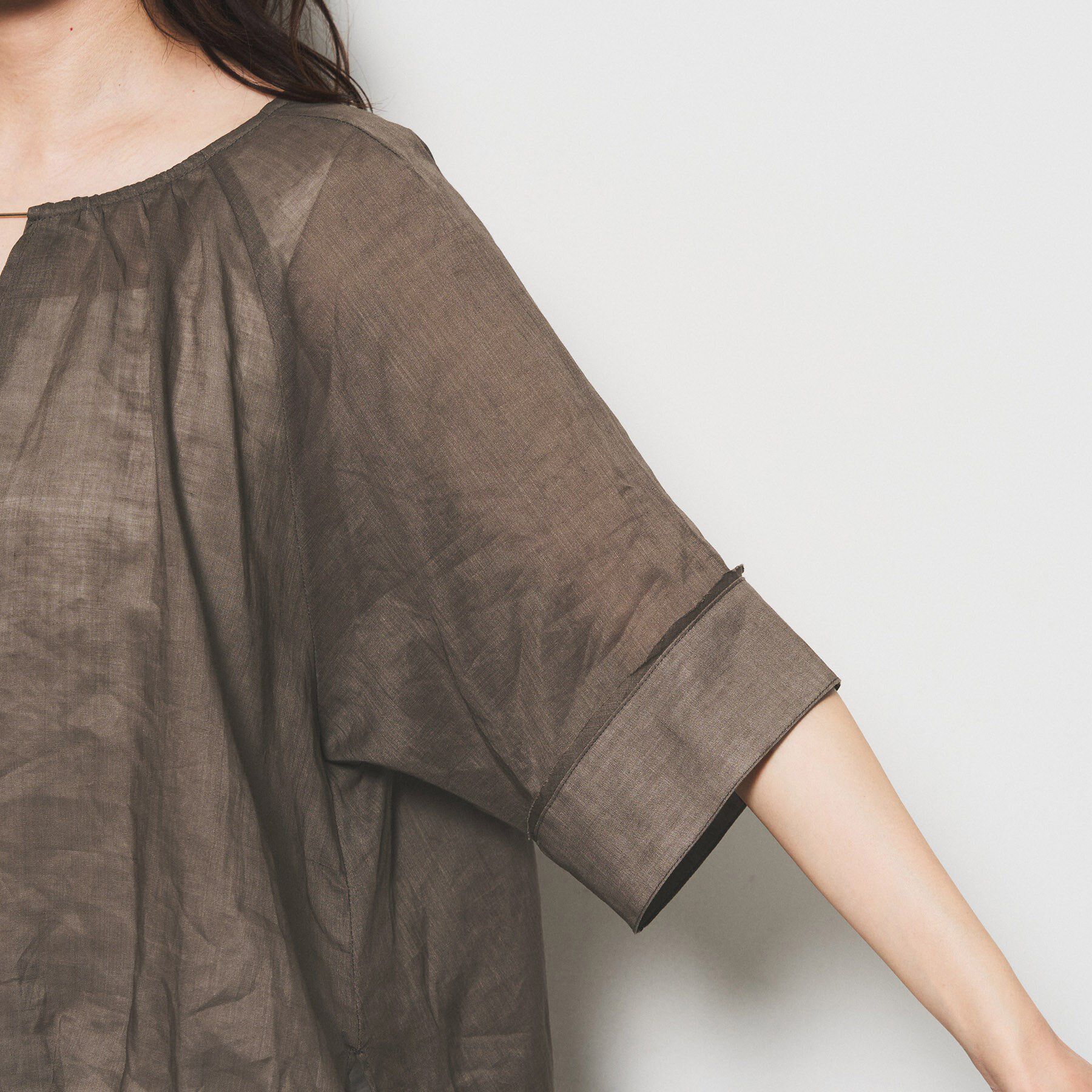 UNTITLED「【SEADRAKE】ペーパーリネンデザインブラウス」|シャツ・ブラウス|