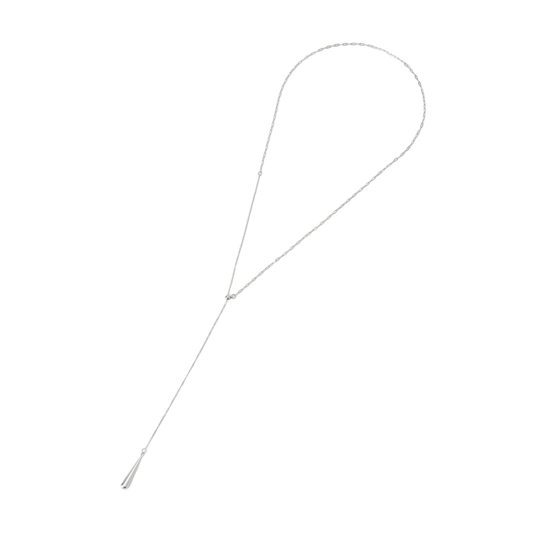 UNTITLED「【ステンレス】Y字ドロップネックレス」|ネックレス|