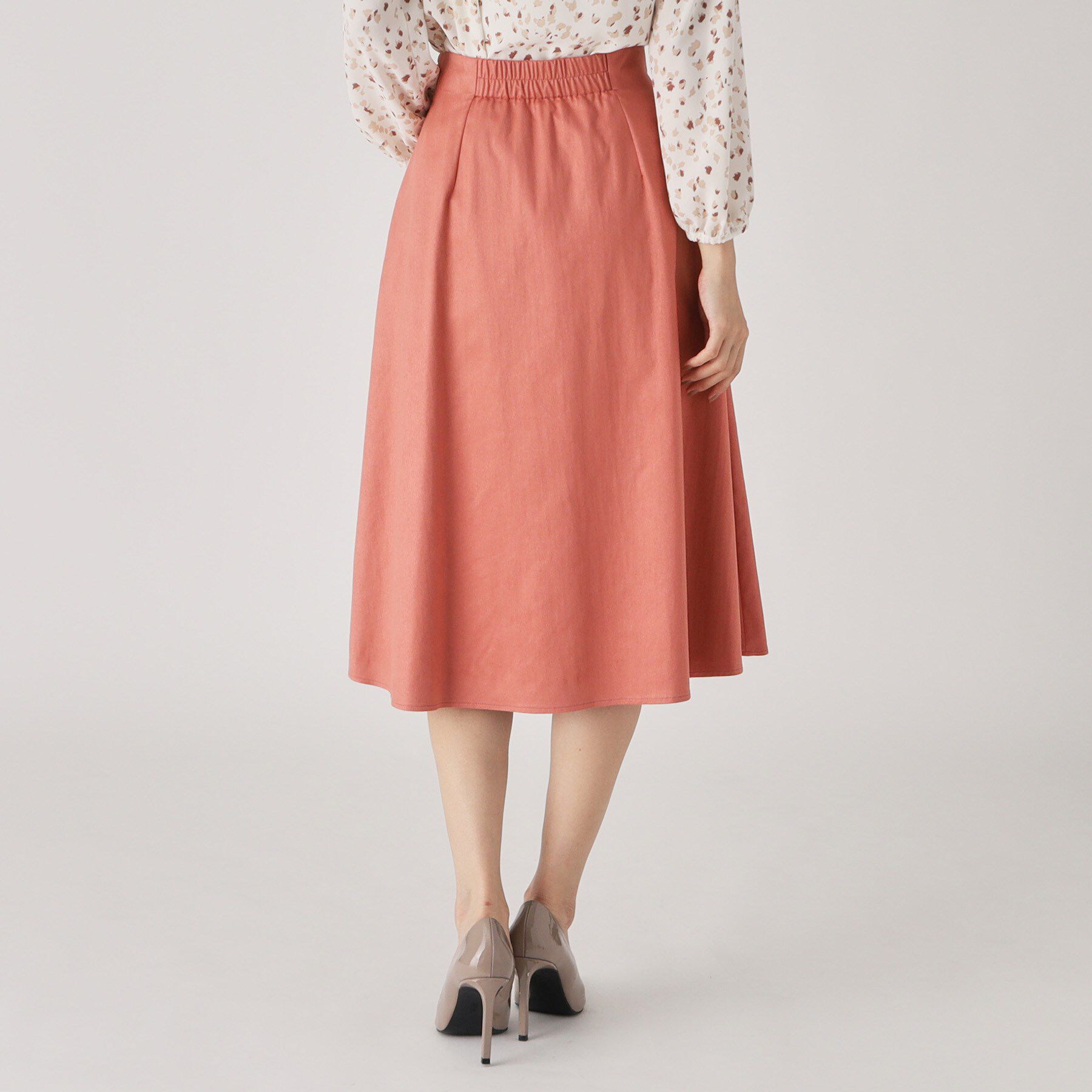 COUP DE CHANCE「【洗える／日本製】スェード調フレアースカート」|スカート|