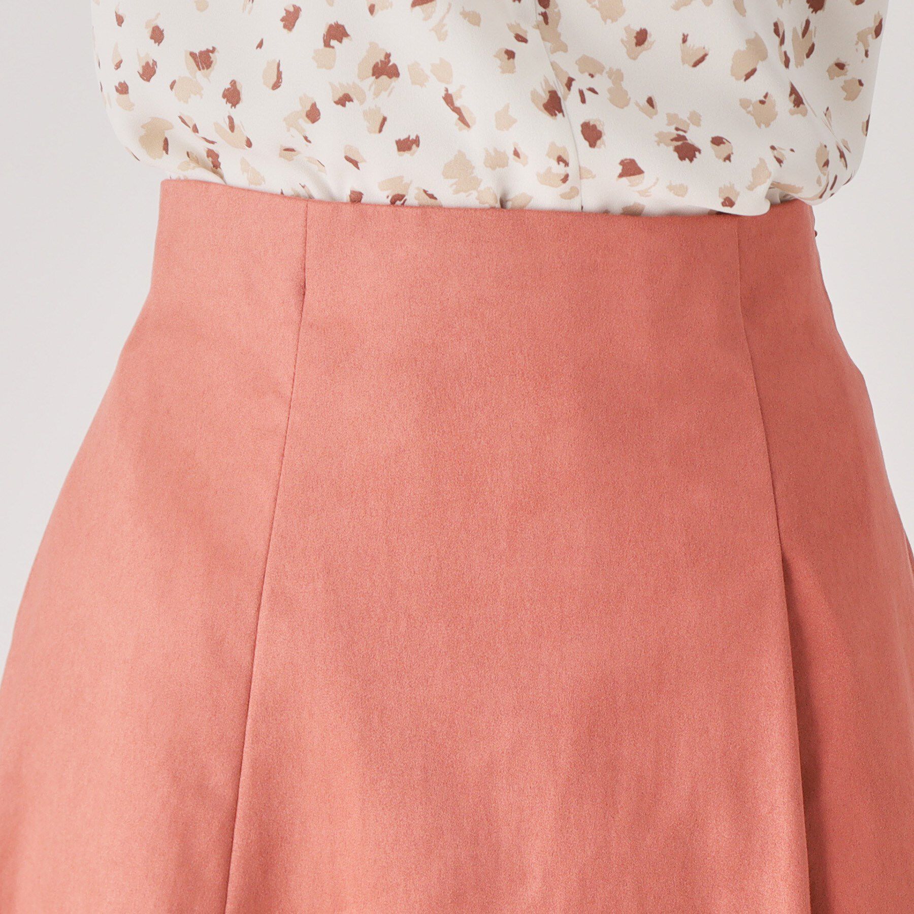 COUP DE CHANCE「【洗える／日本製】スェード調フレアースカート」|スカート|