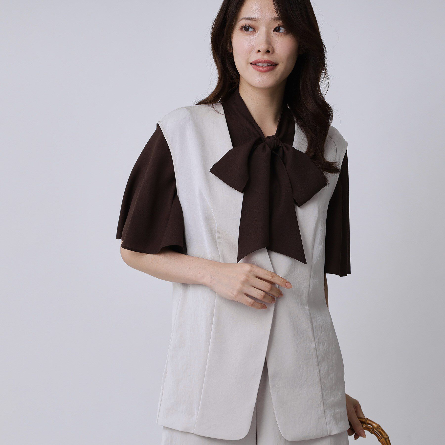 COUP DE CHANCE「【手洗い可／日本製】カラーレスジレ」|ベスト・ジレ|