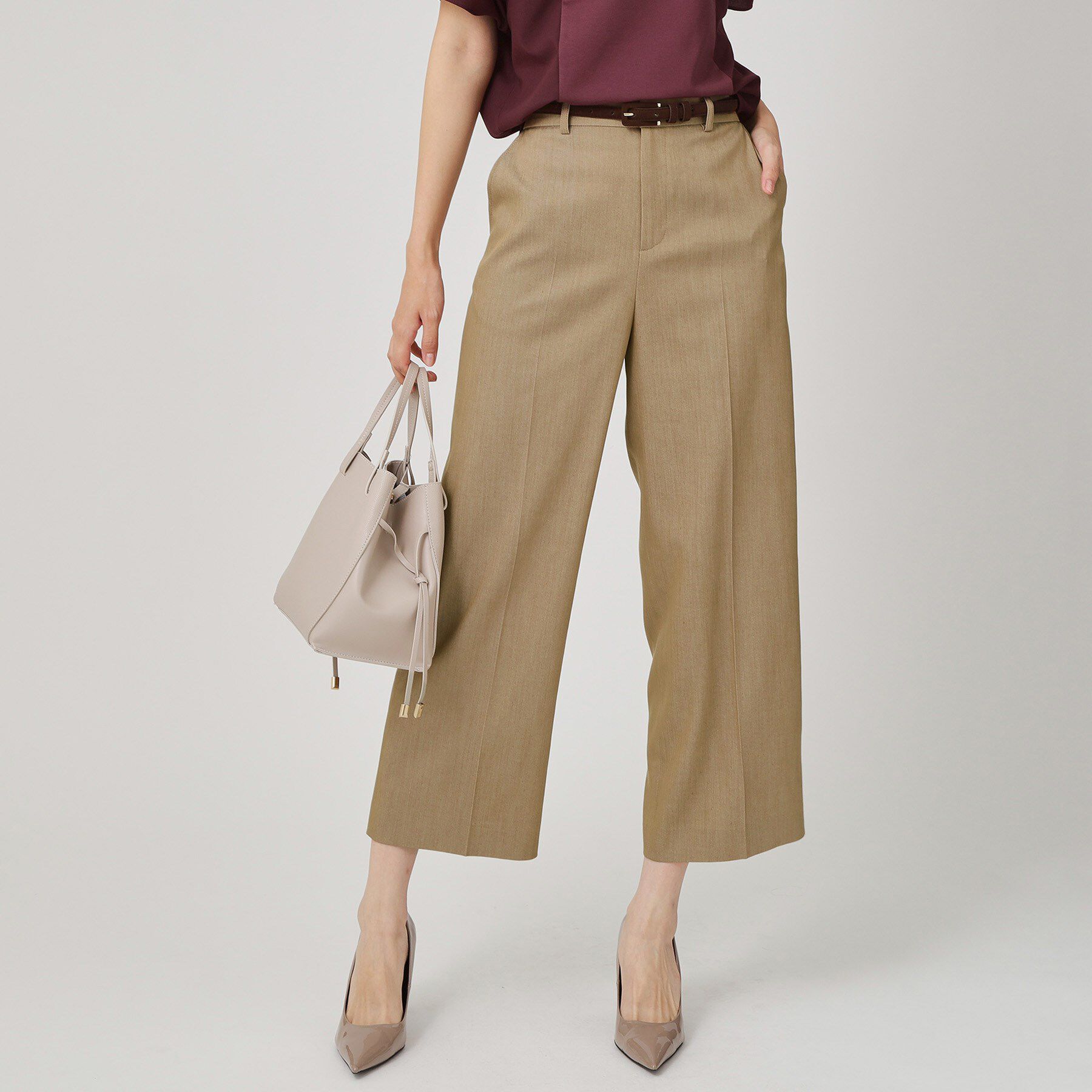 COUP DE CHANCE「【手洗い可／日本製】きれいめデニム風パンツ」|その他|