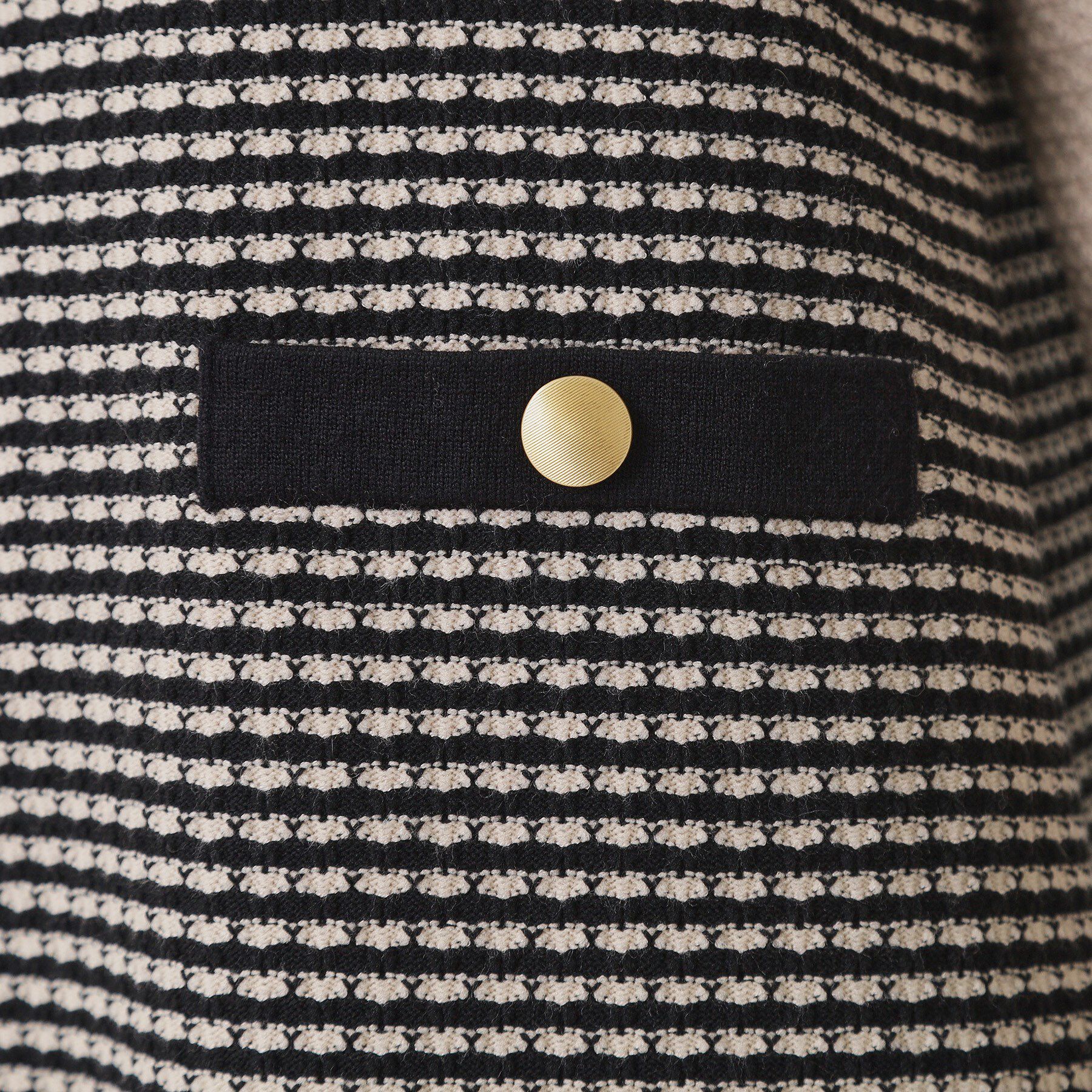 COUP DE CHANCE「【手洗い可】配色デザインニットワンピース」|ワンピース|