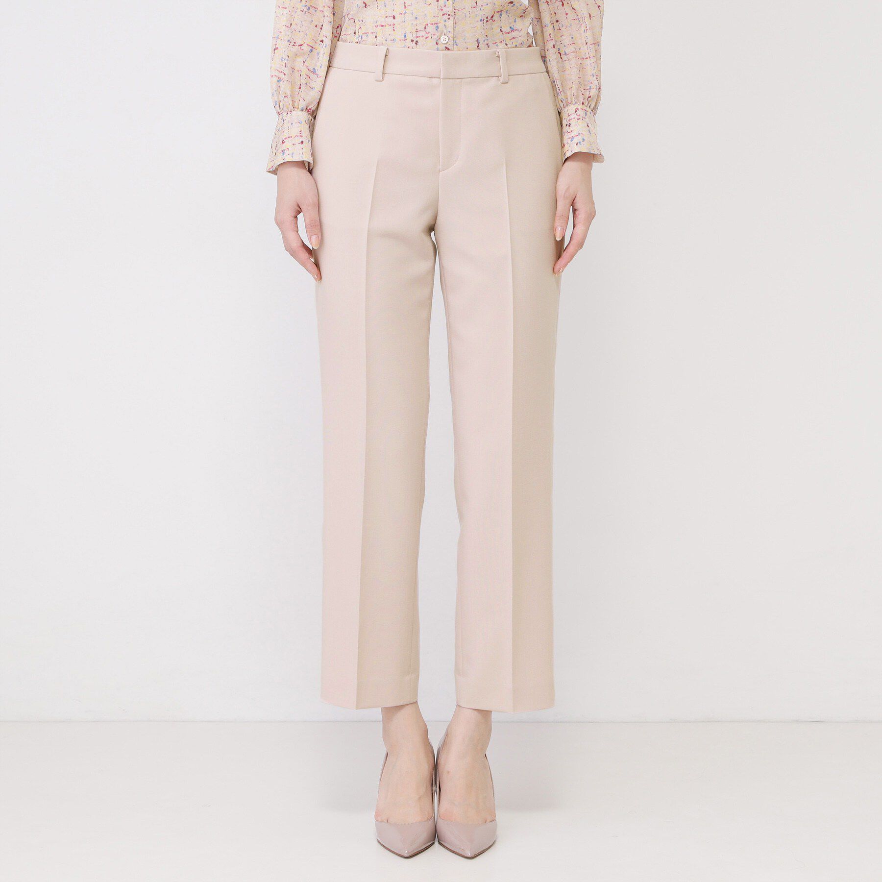 COUP DE CHANCE「【手洗い可／日本製／スーツ可】センタープレス入りストレートパンツ」|その他|