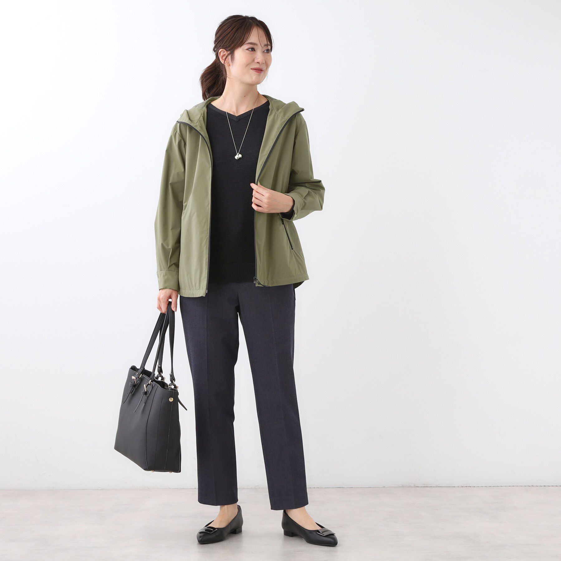 Reflect「【ライトアウター／キレイ見え／気軽な羽織に◎】スポーティライトアウター」|ブルゾン・スタジャン|