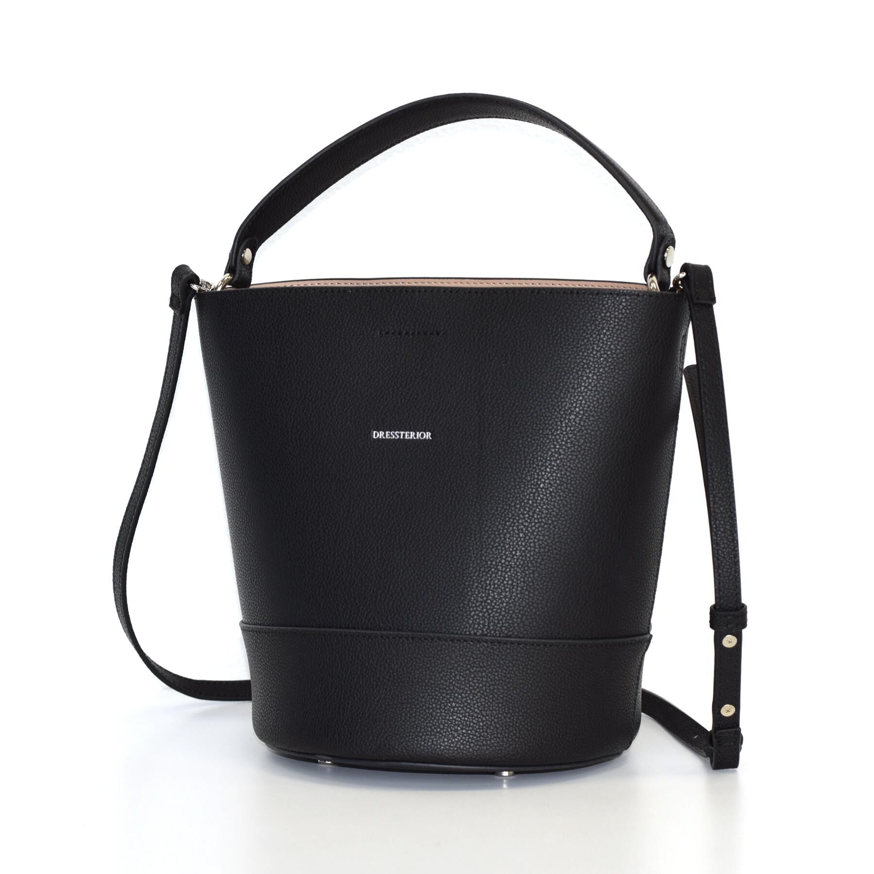 DRESSTERIOR「シュリンクレザーバケットBAG」|ハンドバッグ|