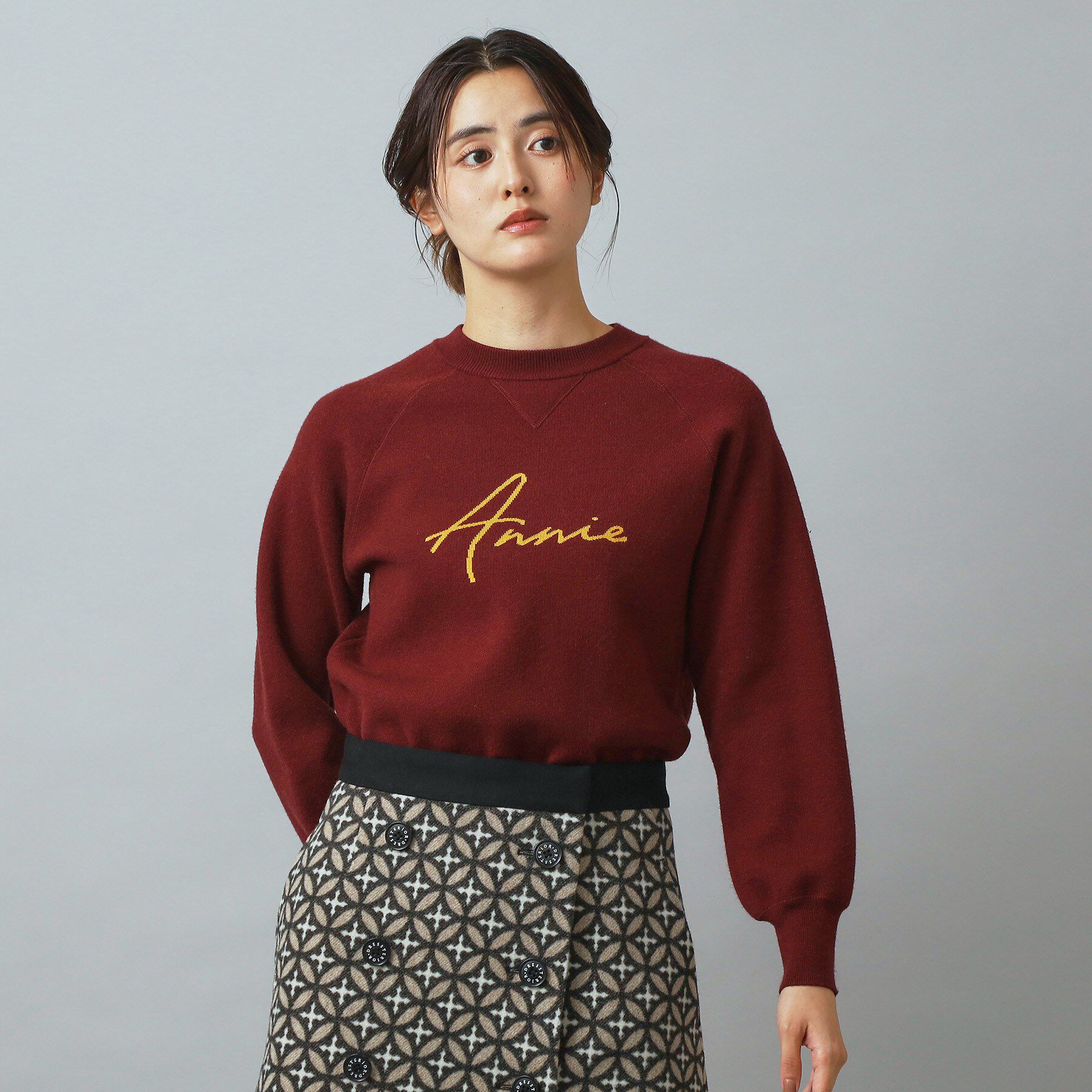 DRESSTERIOR「【CLASSY.12月号掲載】アニージャカードニット」|ニット・セーター|