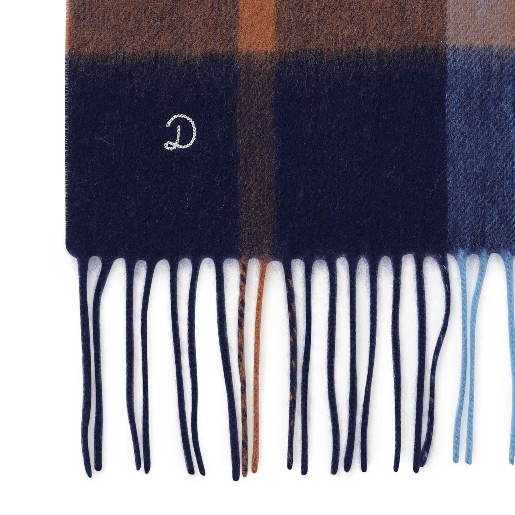 DRESSTERIOR「ウールブレンドチェックストール」|ストール|