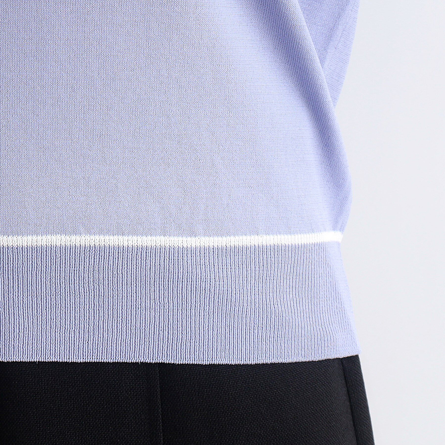 grove「【接触冷感／UV／抗ピル】取り外しパール調ピン付きボウタイニット」|ニット・セーター|