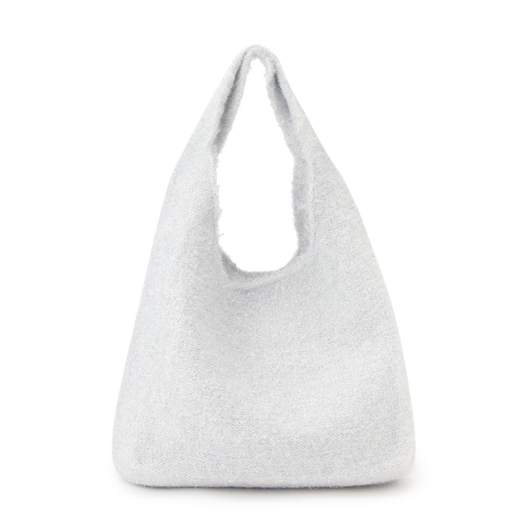 grove「ラメニットショルダー」|トートバッグ|