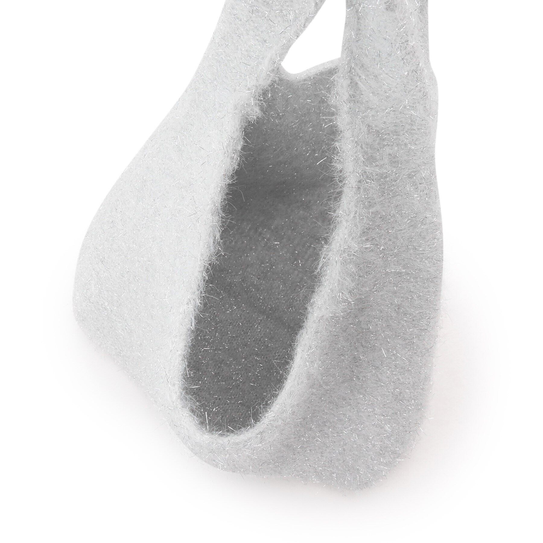 grove「ラメニットショルダー」|トートバッグ|