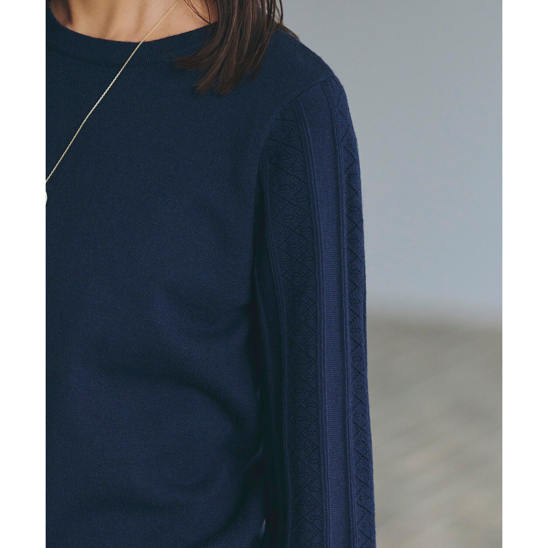 grove「SET UP対応 袖コンニットプルオーバー」|ニット・セーター|