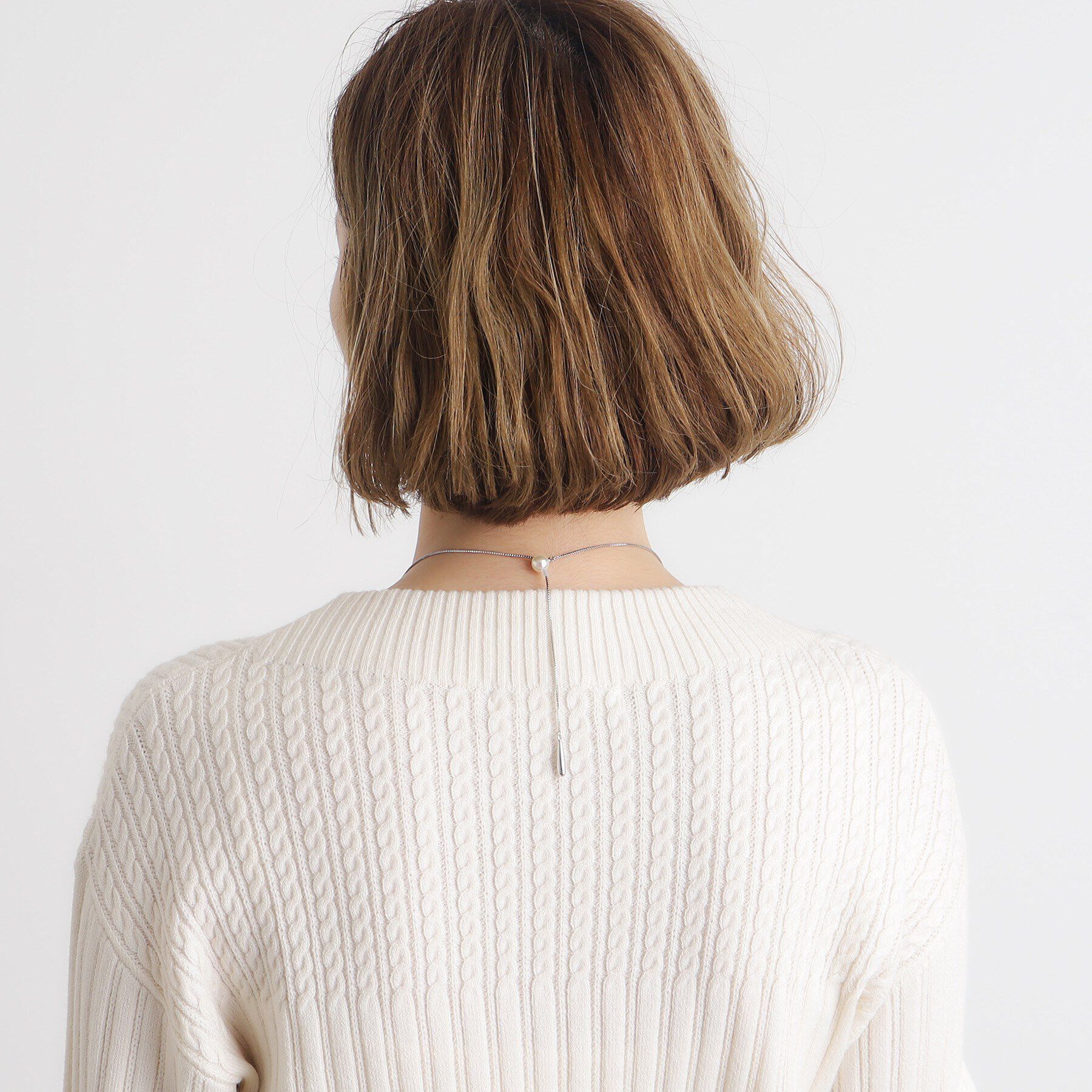 grove「パール調スライドネックレス」|ネックレス|