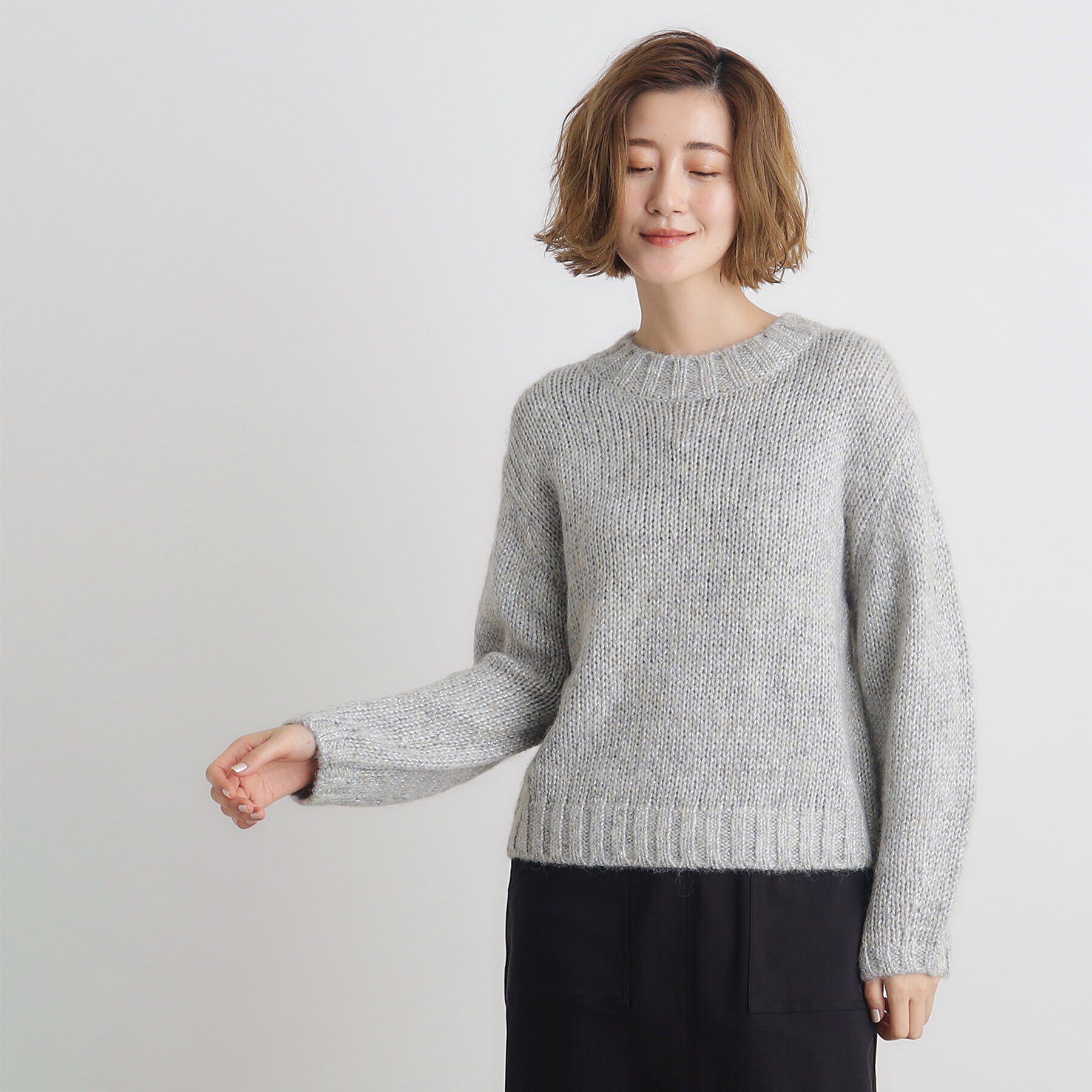 grove「ラメリリヤーンニット」|ニット・セーター|