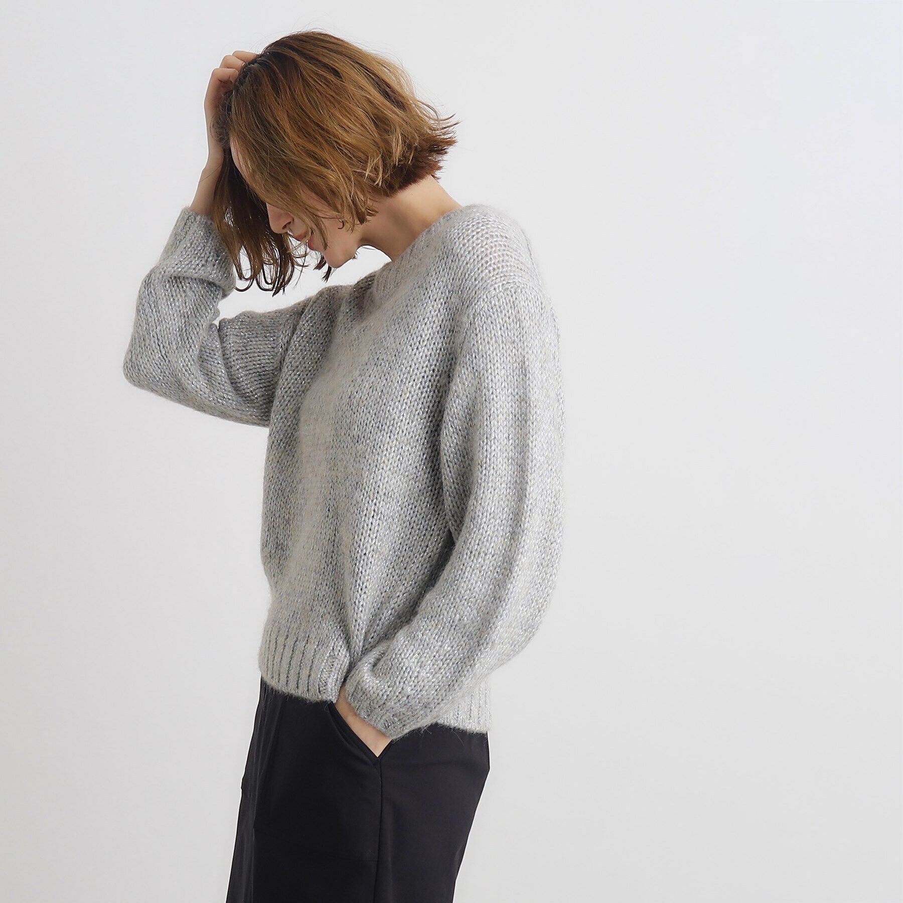 grove「ラメリリヤーンニット」|ニット・セーター|