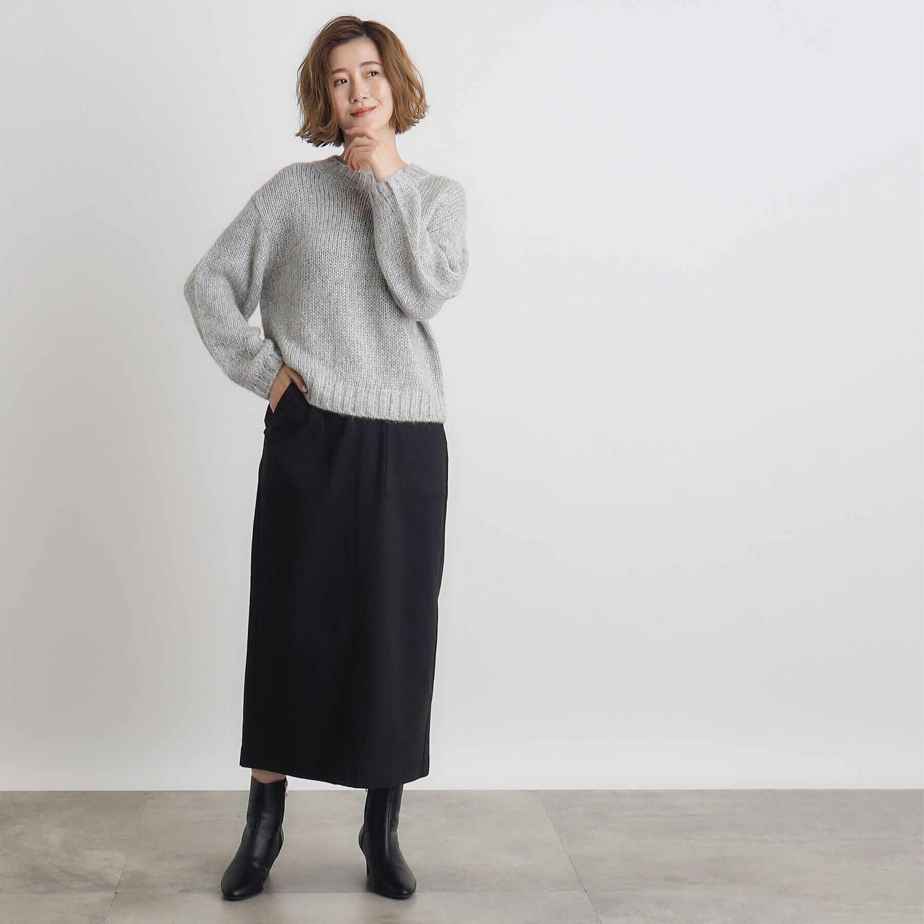 grove「ラメリリヤーンニット」|ニット・セーター|