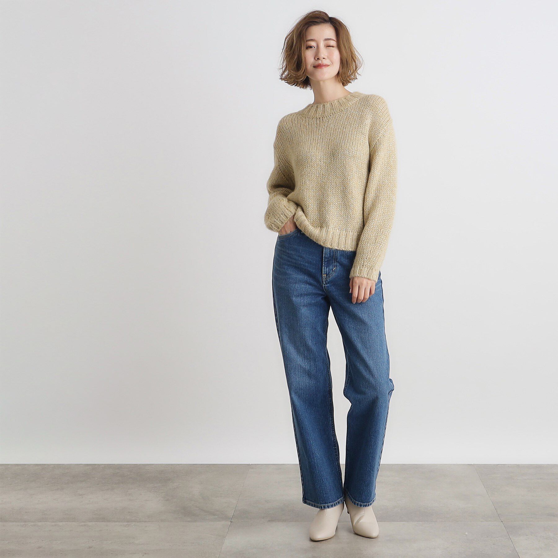 grove「ラメリリヤーンニット」|ニット・セーター|