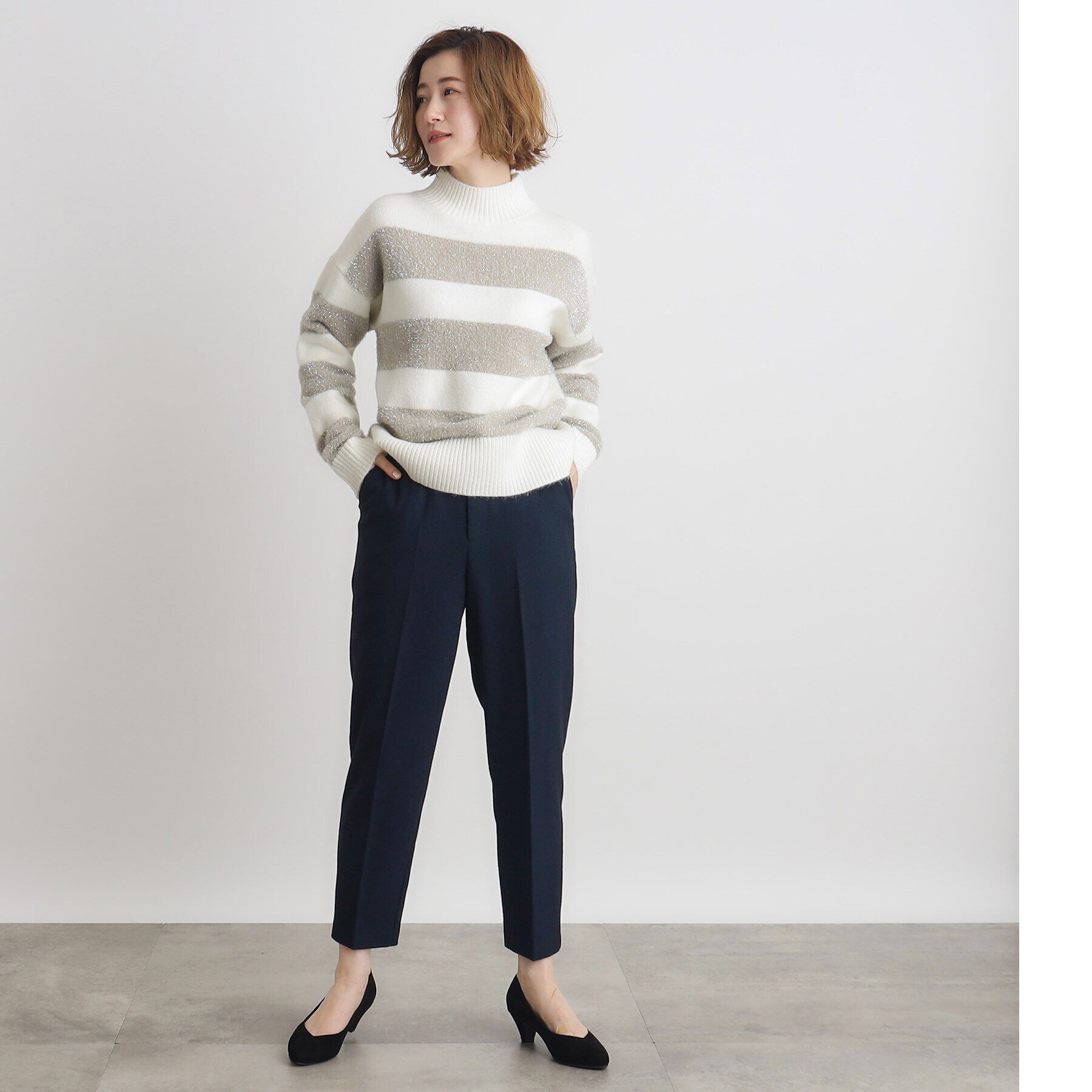 grove「メランジテーパードパンツ」|その他|