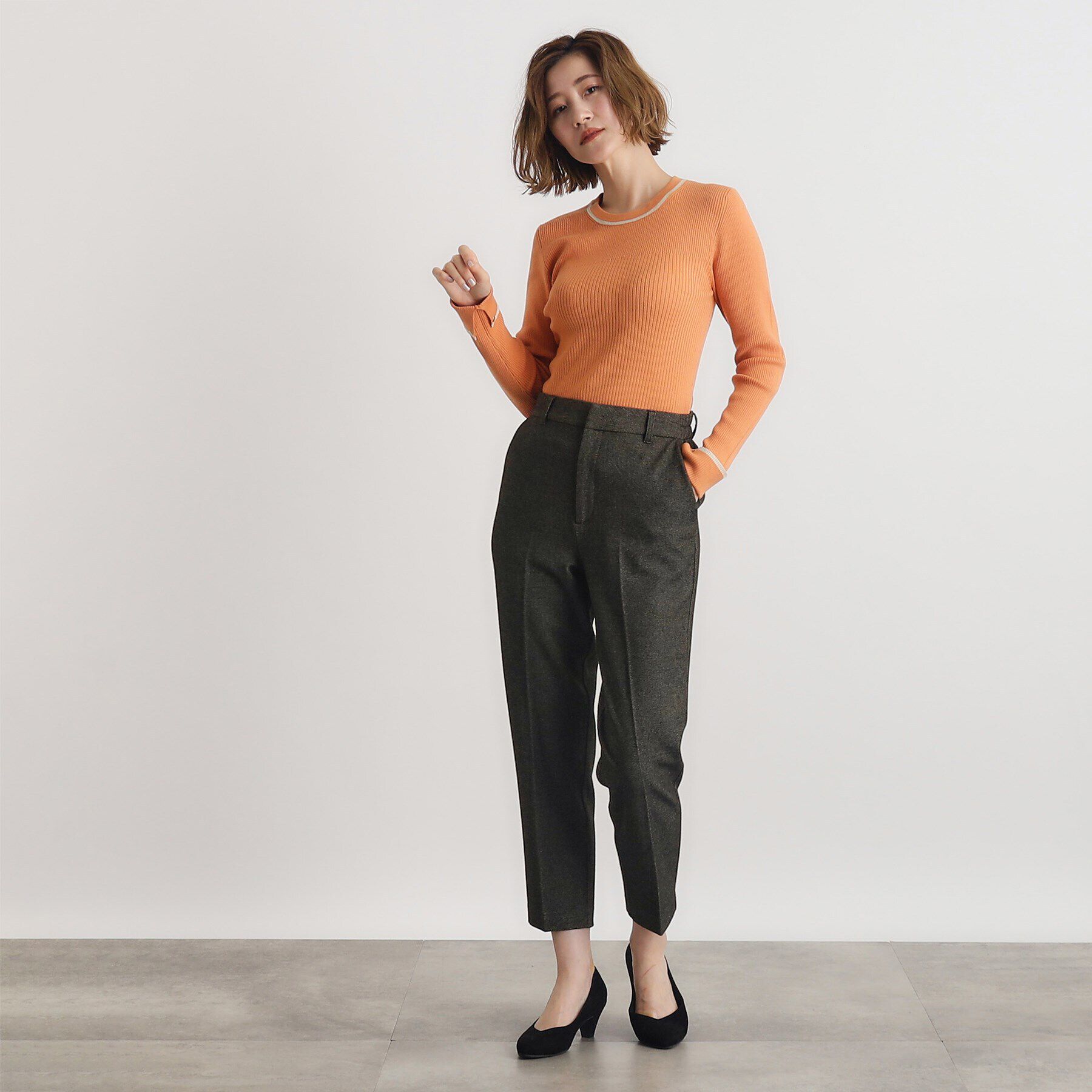 grove「メランジテーパードパンツ」|その他|