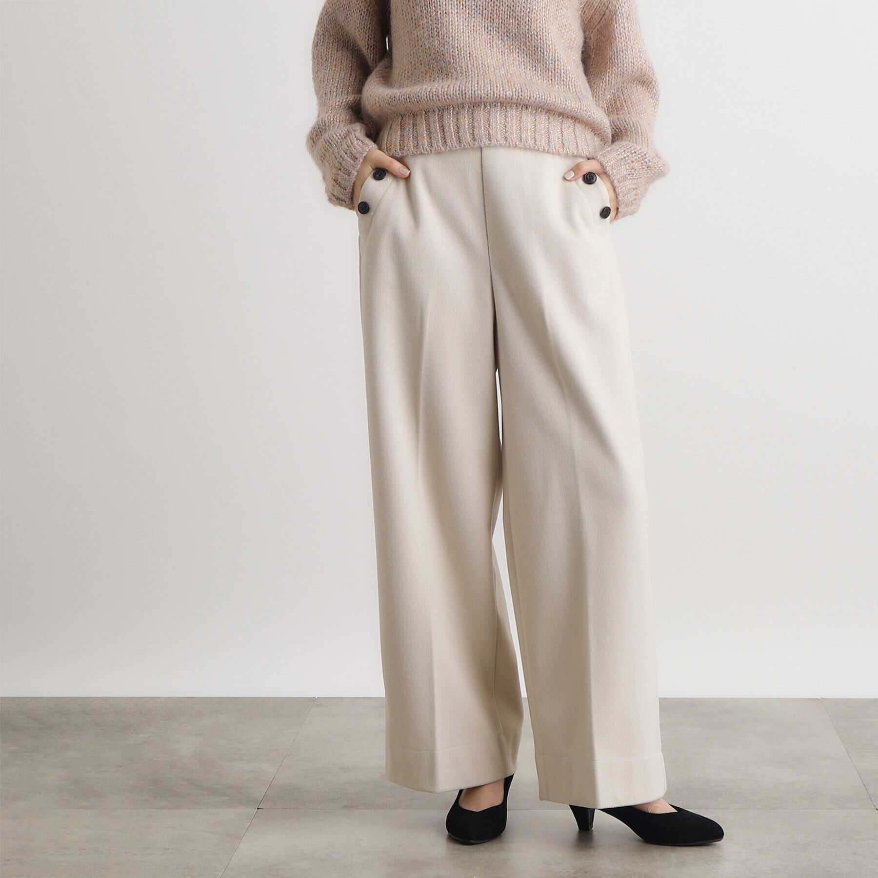 grove「【雑誌掲載】マリンワイドパンツ」|その他|ライトベージュ(05