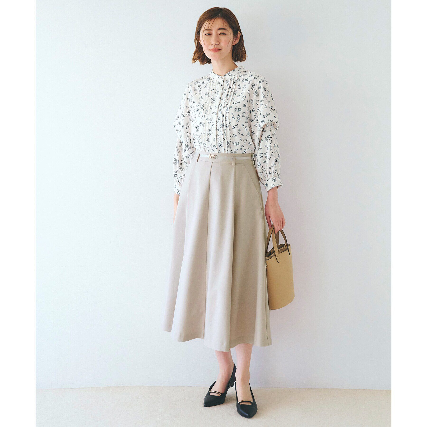 grove「2WAYタックスリーブブラウス」|シャツ・ブラウス|