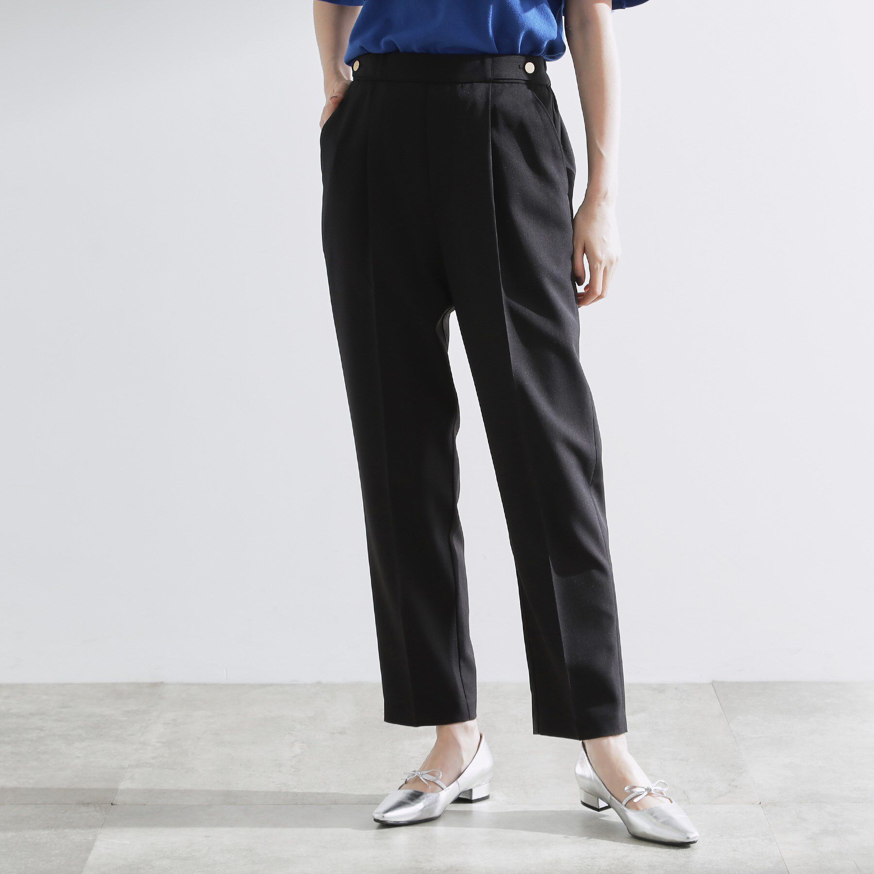 grove「【洗える/美脚ラインキープ】テーパードパンツ」|その他|