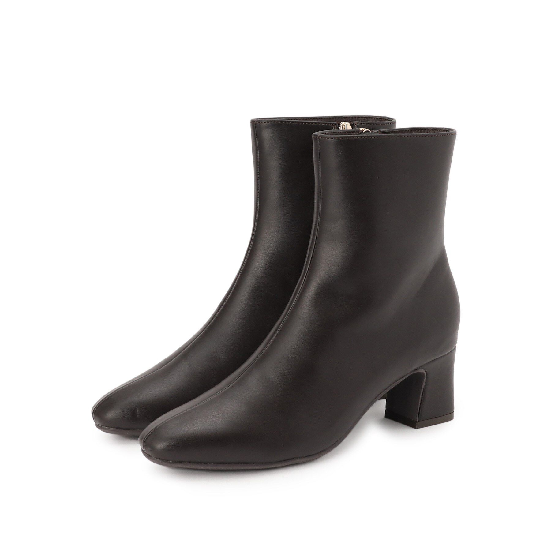 grove「アーモンドトゥヒールブーツ」|ショートブーツ|